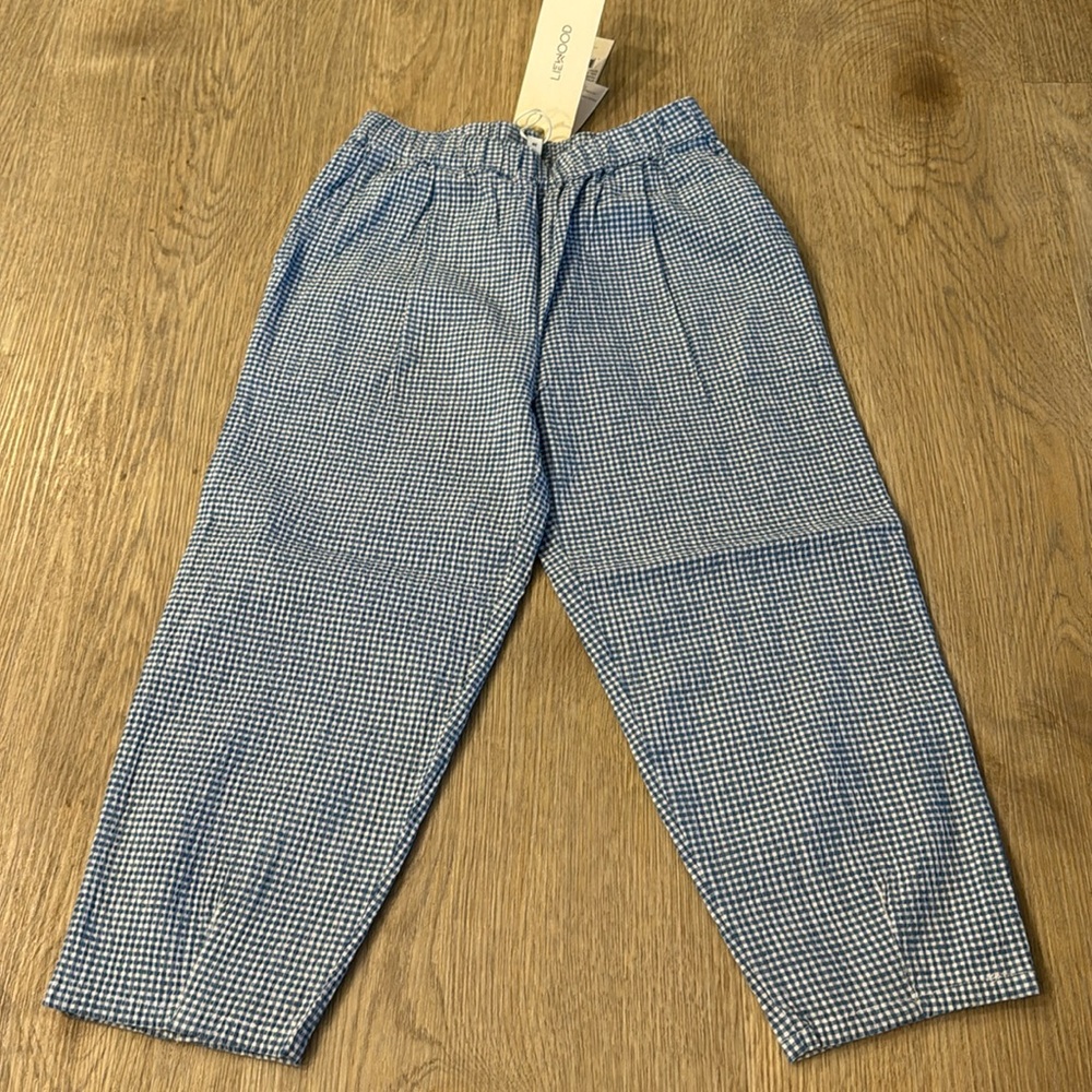 Leeward Birger Seersucker boys check pants